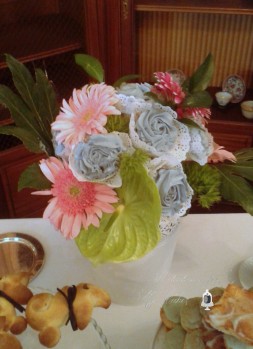 Mon bouquet de roses cupcakes